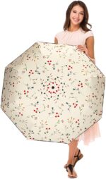 logo auto open close windproof compact folding umbrella