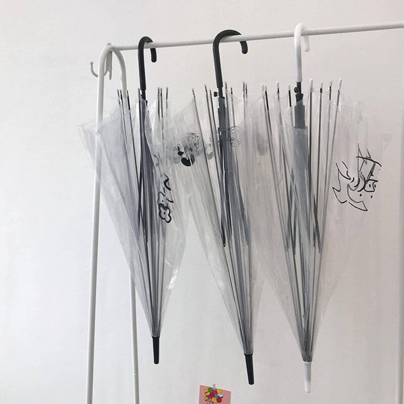 nc snoopy fresh transparent umbrella men s and women s internet celebrity long handle auto