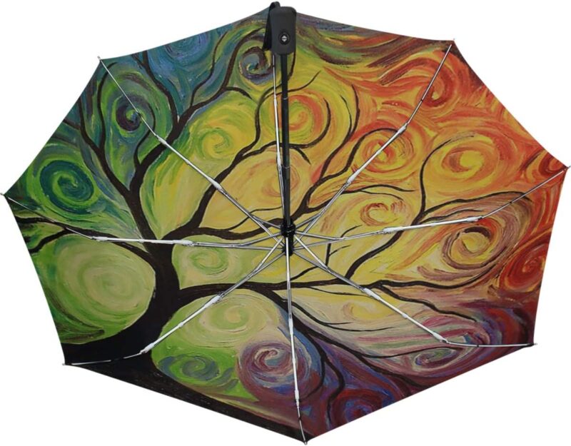 logo uv protection rainbow parasol