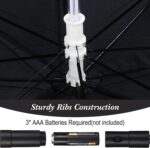 led pieces led golf umbrella