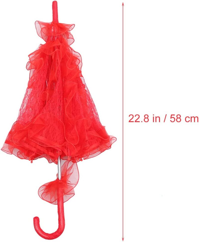stylish western style umbrella lace fleur parasol decoration wedding bride umbre