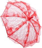 stylish western style umbrella lace fleur parasol decoration wedding bride umbre