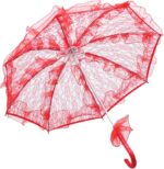 stylish western style umbrella lace fleur parasol decoration wedding bride umbre