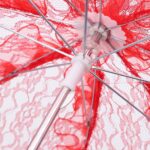 stylish western style umbrella lace fleur parasol decoration wedding bride umbre