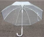 cloak 10pk clear wedding umbrella for rain in bulk pack