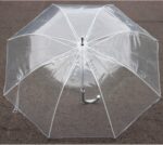 cloak 10pk clear wedding umbrella for rain in bulk pack