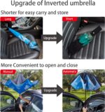 automatic double canopy reverse folding umbrella