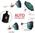 automatic double canopy reverse folding umbrella