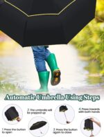 62 inch automatic golf umbrella