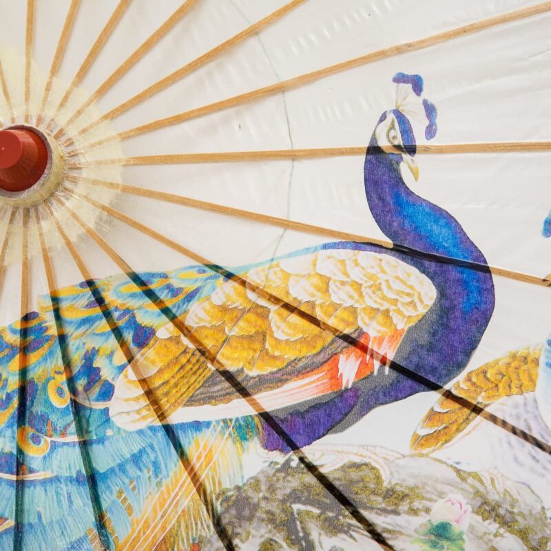 logo waterproof led parasol