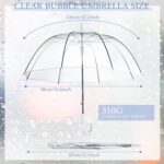automatic clear wedding umbrella