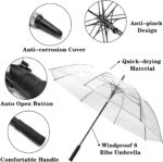 62 inch automatic clear golf umbrella