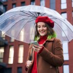 62 inch automatic clear golf umbrella