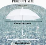 pack of 12 clear wedding umbrella