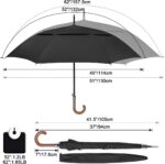 62 inch windproof golf umbrella