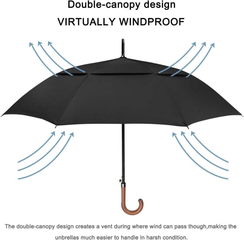 62 inch windproof golf umbrella