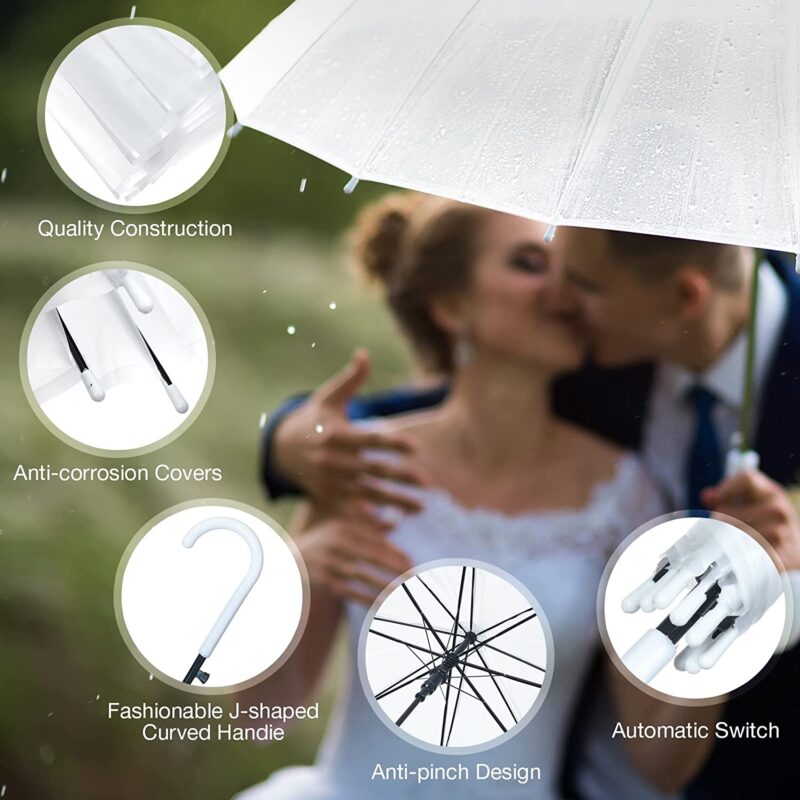 pack of 20 windproof oversized wedding umbrella
