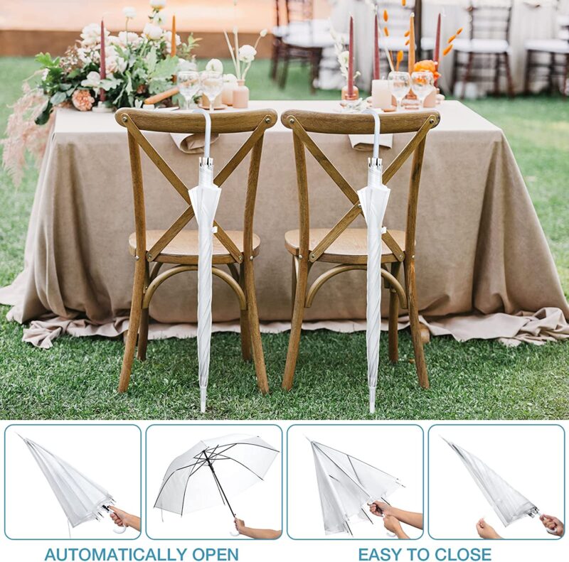 pack of 20 windproof oversized wedding umbrella