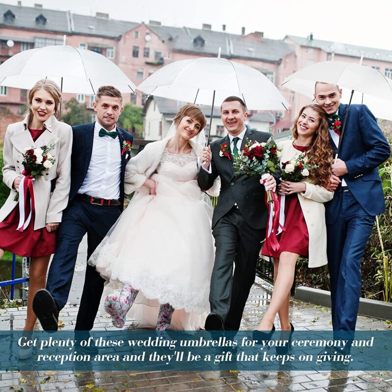 pack of 20 windproof oversized wedding umbrella