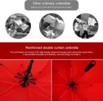 55 inch automatic uv protection double canopy oversized golf umbrella