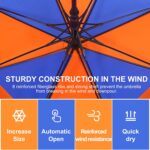 68 inch automatic windproof oversized golf umbrella