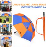68 inch automatic windproof oversized golf umbrella
