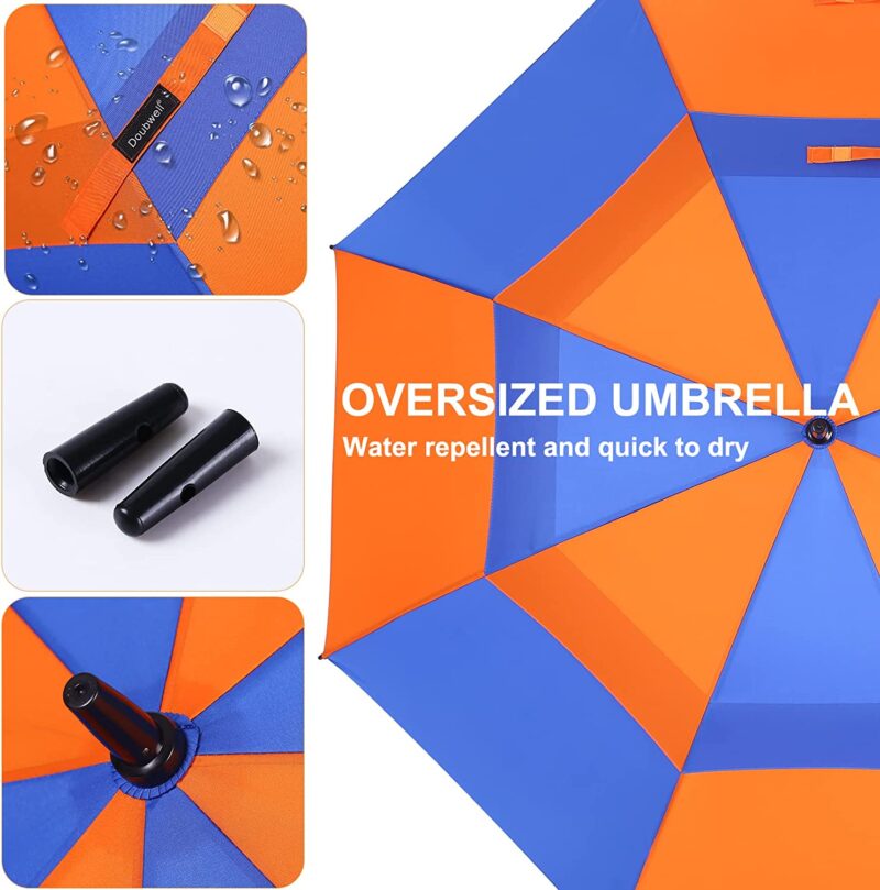 68 inch automatic windproof oversized golf umbrella