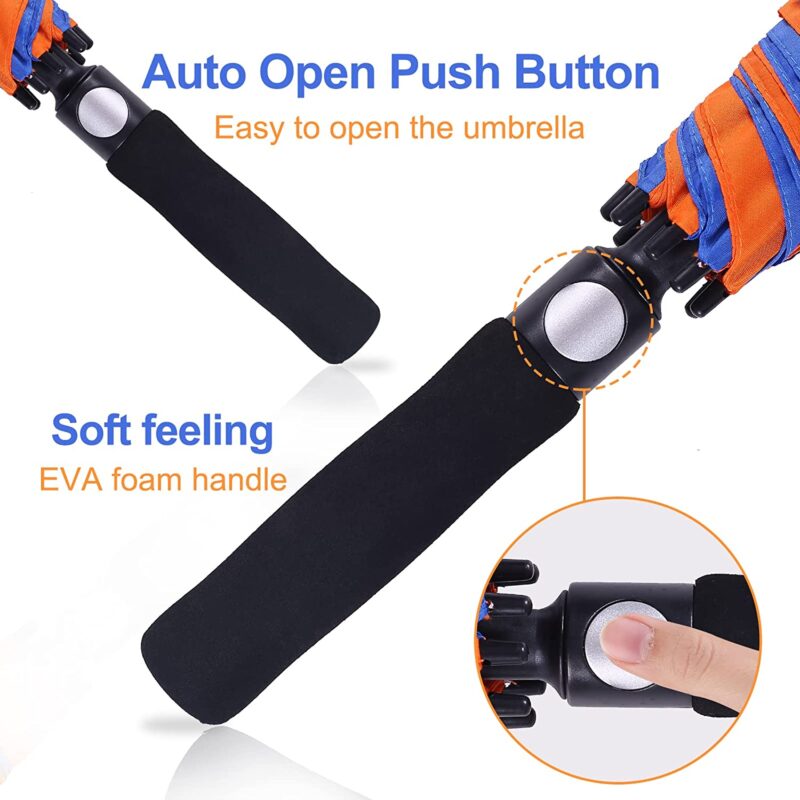 68 inch automatic windproof oversized golf umbrella