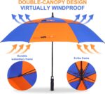 68 inch automatic windproof oversized golf umbrella