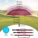68 inch automatic oversized golf umbrella