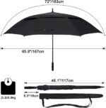 72 inch automatic windproof oversized golf umbrella