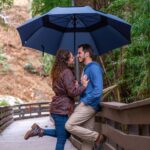 72 inch automatic windproof oversized golf umbrella