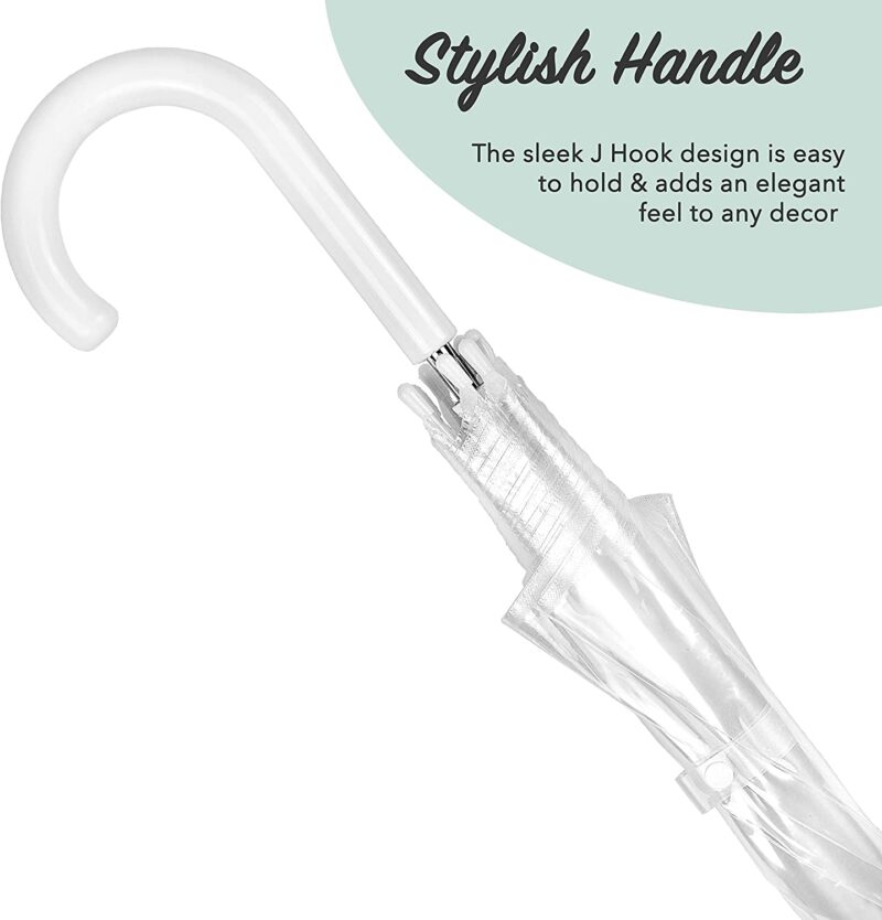 clear wedding umbrella