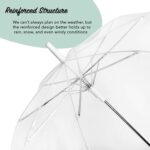 clear wedding umbrella
