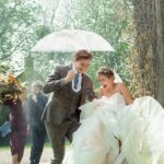 clear wedding umbrella