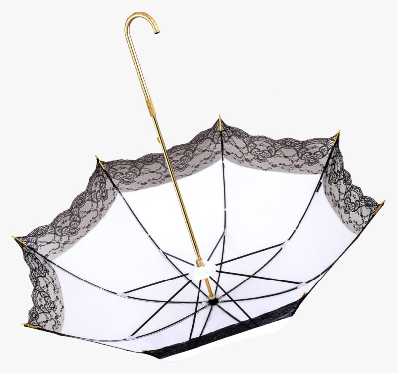 winnie double cut curved handle 1 drill long handle umbrella