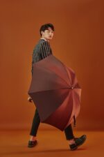 colored enamel horse long umbrella