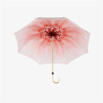 heart shaped 2 drill curved handle double layer umbrella