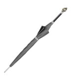 great wall grey punk skull section long handle umbrella