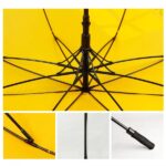 design yellow umbrella