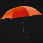 wooden rabbit straight umbrella