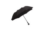 black folding umbrella