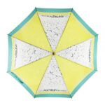 wooden pole umbrella