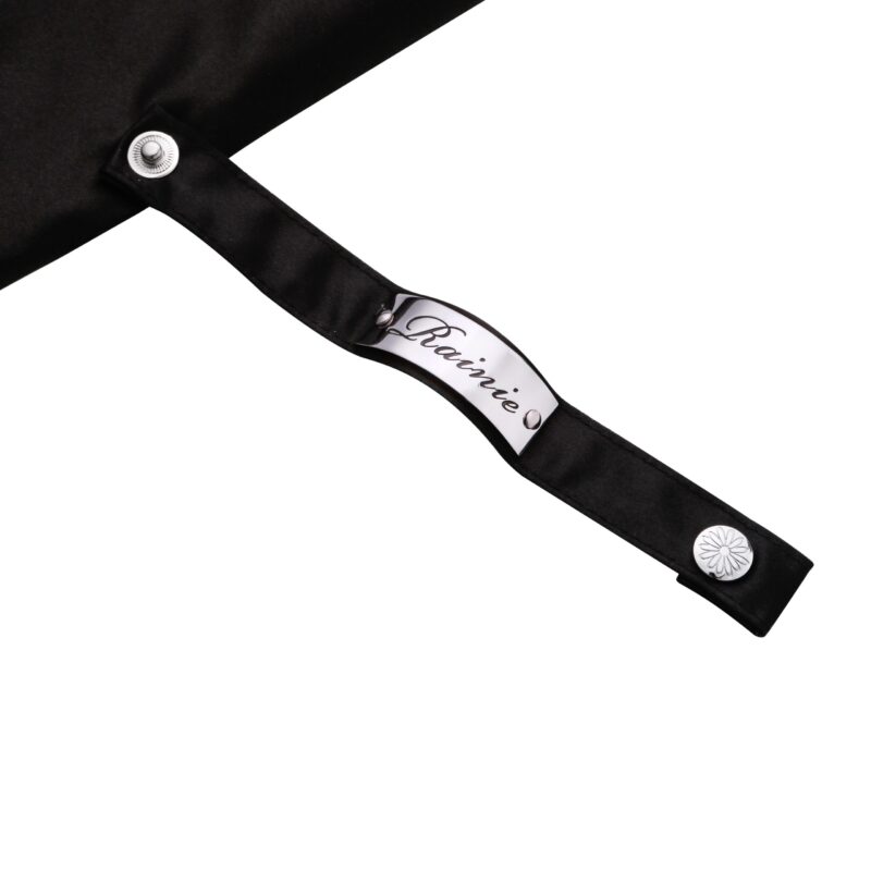 black straight umbrella