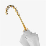 heart shaped diamond bent umbrella