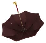 pug crimson lip red long handle umbrella