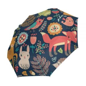 powder gem folding umbrella