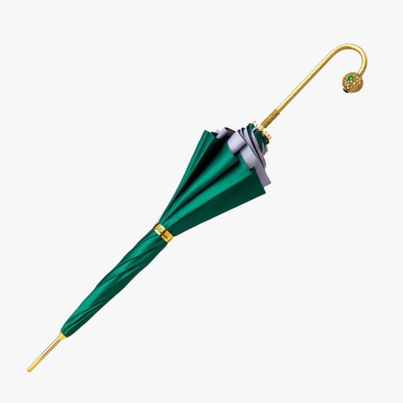 emerald green elbow double umbrella