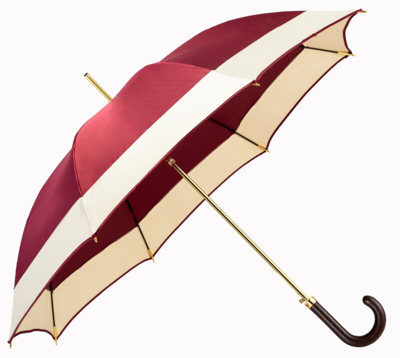 norma 25 round sheepskin curved handle long handle umbrella