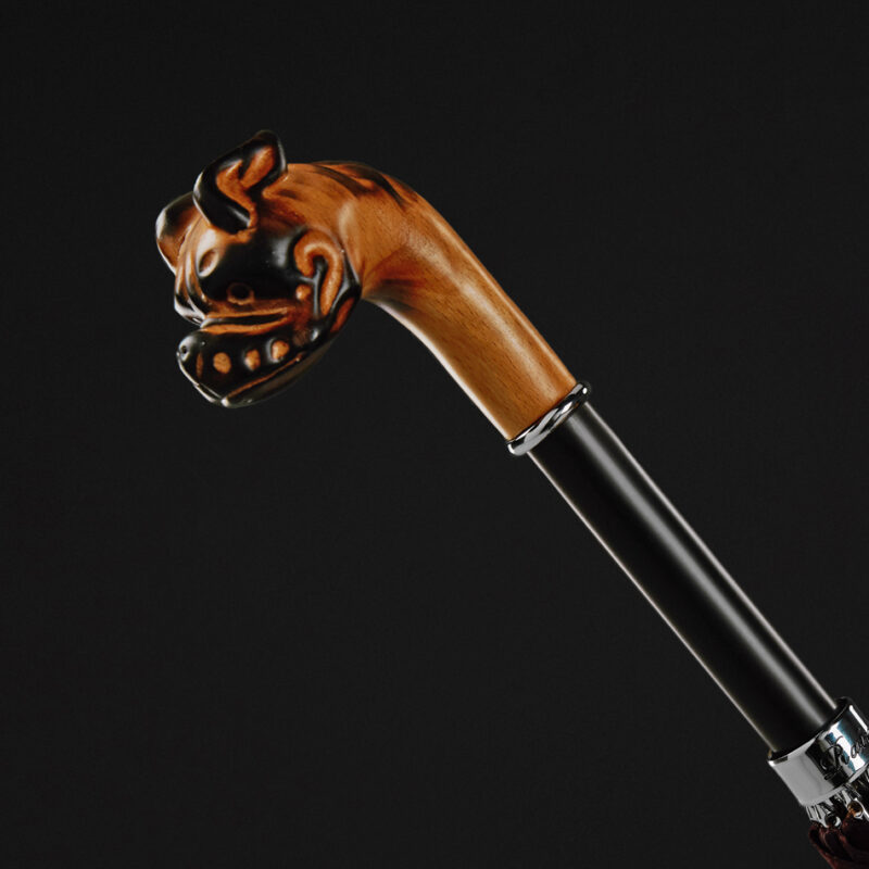 shar pei dog straight umbrella